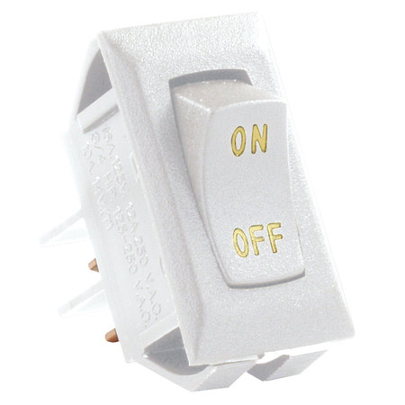 JR PRODUCTS JR Products 12581-5 Labeled On/Off Switches, Pack of 5 - White 12581-5